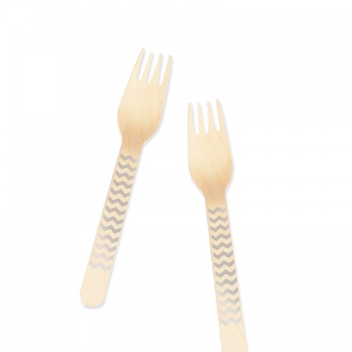 Fork - Chevron Silver